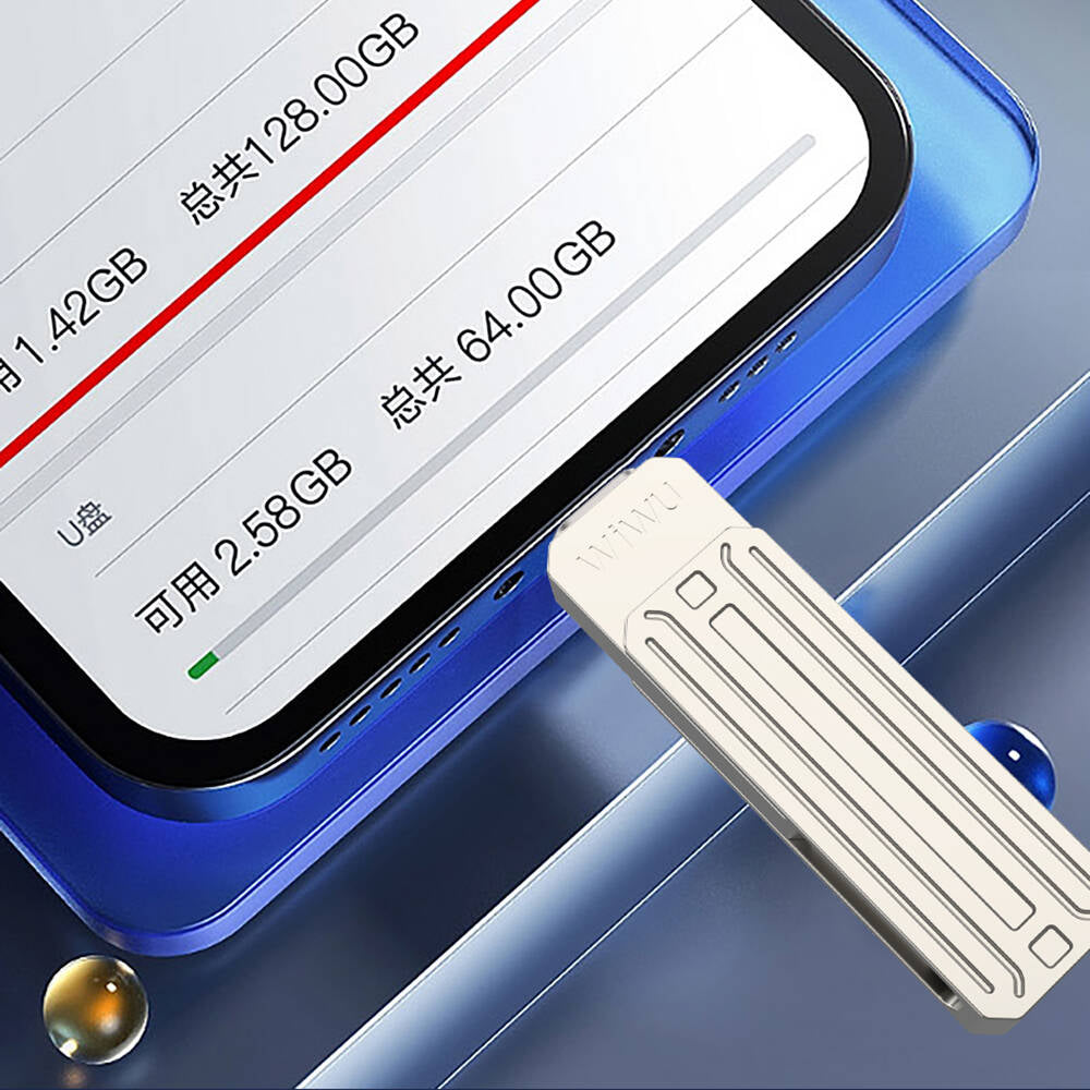 Wiwu Wi-FD001 3in1 USB3.2 Sürücü Disk USB-A + Lightning + Type-C OTG 128 GB Wiwu Wi-FD001 3in1 USB3.2 Sürücü Disk USB-A + Lightning + Type-C OTG 128 GB
